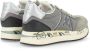 Premiata Beige Stof en Suède Sneaker Gray Dames - Thumbnail 3