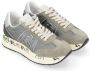 Premiata Beige Stof en Suède Sneaker Gray Dames - Thumbnail 4