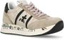 Premiata Beige Wit Leren Tech Sneakers Vrouw Beige Dames - Thumbnail 3