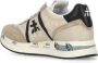 Premiata Beige Wit Leren Tech Sneakers Vrouw Beige Dames - Thumbnail 4