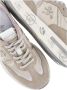 Premiata Beige Witte Sneakers Ronde Neus Vetersluiting Beige Dames - Thumbnail 6