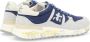 Premiata Blauw en wit suède sneaker Landeck Multicolor Heren - Thumbnail 3