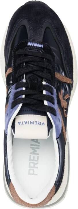 Premiata Blauwe Cassie 6473 Low-Top Sneakers Blue Dames