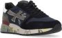 Premiata Blauwe en witte leren sneakers Blue Heren - Thumbnail 2