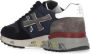 Premiata Blauwe en witte leren sneakers Blue Heren - Thumbnail 3