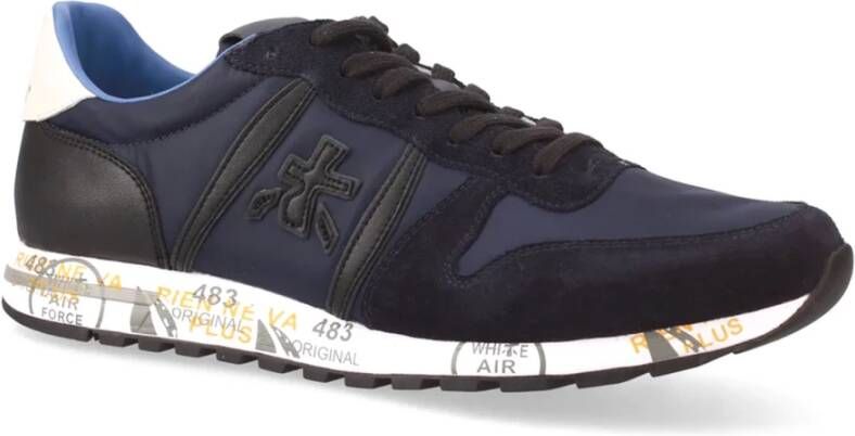 Premiata Blauwe Eric Low-Top Sneakers Blue Heren