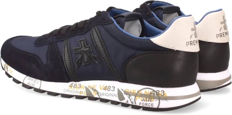 Premiata Blauwe Eric Low-Top Sneakers Blue Heren