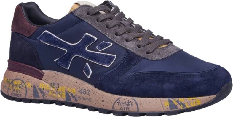 Premiata Blauwe Mick Model Sneakers Blue Heren