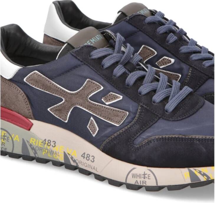 Premiata Blauwe Mick Sneakers Blue Heren