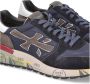 PREMIATA Lage Sneakers Heren Mick Maat: 45 Materiaal: Suède Kleur: Blauw - Thumbnail 6