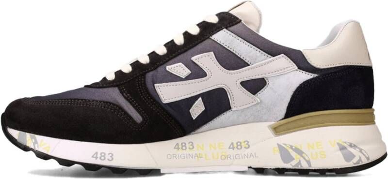 Premiata Blauwe Mick Sneakers met Kwaliteitsmaterialen Multicolor Heren