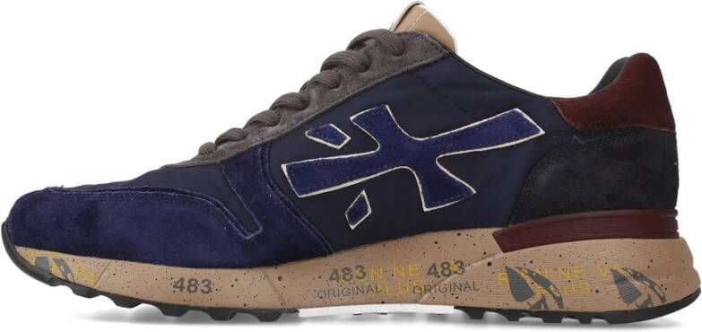 Premiata Blauwe Mick Sneakers Stijl Multicolor Heren