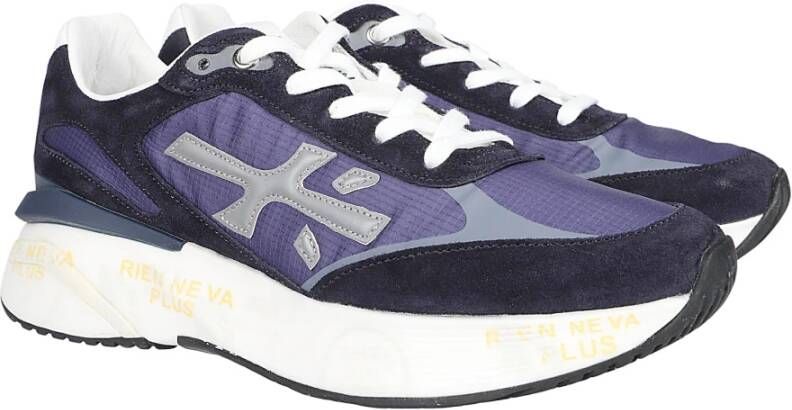 Premiata Blauwe Mouren Sneakers Blue Heren