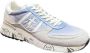 Premiata Blauwe Nylon Landeck Sneakers Zand Suède Blue Heren - Thumbnail 4