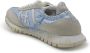 Premiata Blauwe Platte Schoenen met Paneeldesign Blue Dames - Thumbnail 3