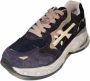 Premiata Blauwe Sharky D Nylon Suede Sneakers Blue Dames - Thumbnail 4