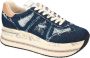 Premiata Blauwe Sneakers Blue Dames - Thumbnail 2