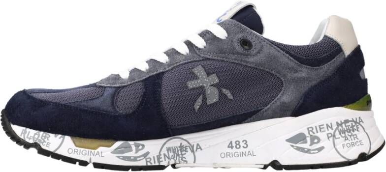 Premiata Blauwe Sneakers Blue Heren