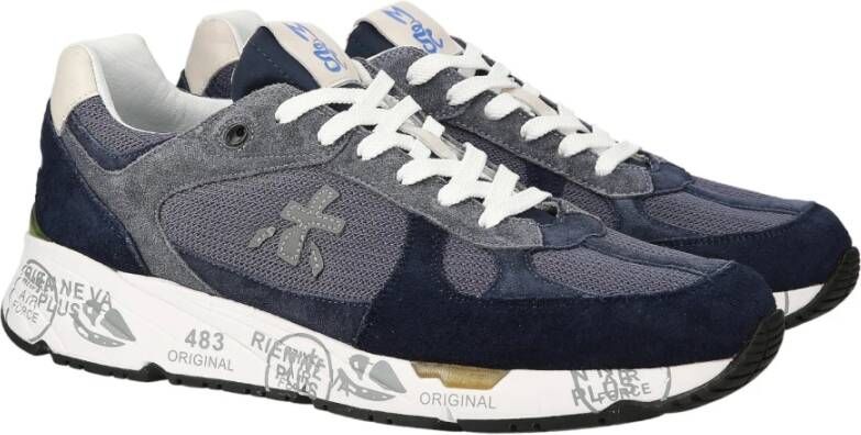 Premiata Blauwe Sneakers Blue Heren