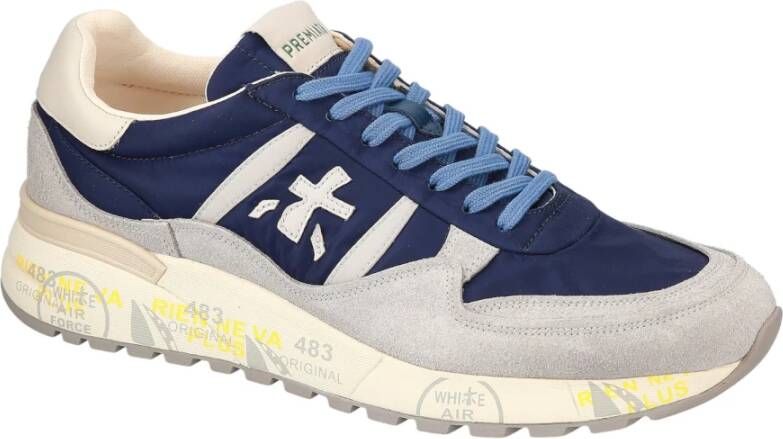 Premiata Blauwe Sneakers Blue Heren