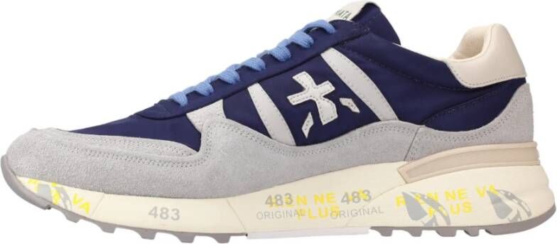 Premiata Blauwe Sneakers Blue Heren