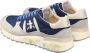 Premiata Blauwe Mesh en Suède Sneakers Blue Heren - Thumbnail 18