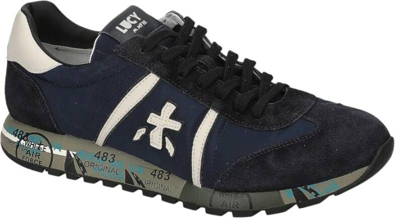 Premiata Blauwe Sneakers Blue Heren