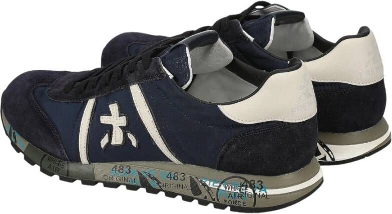 Premiata Blauwe Sneakers Blue Heren