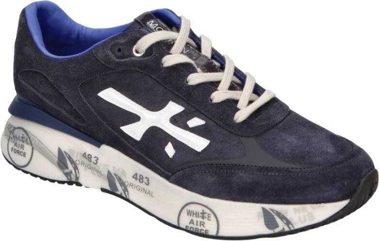 Premiata Blauwe Sneakers Blue Heren