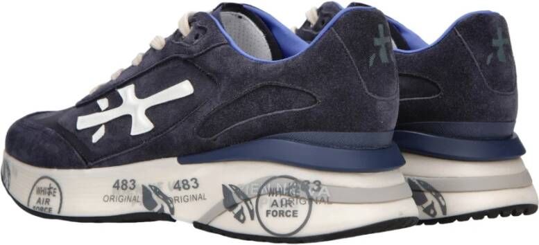 Premiata Blauwe Sneakers Blue Heren