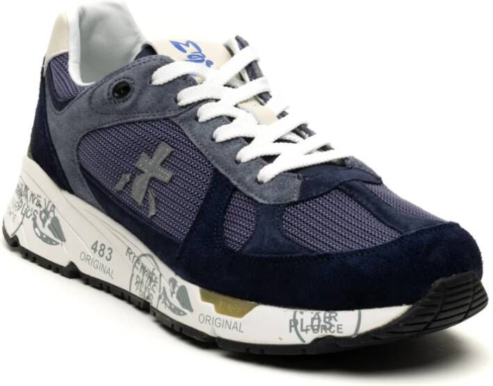 Premiata Blauwe Sneakers Calzature Blue Heren