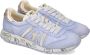 Premiata Lichtblauwe Sneakers met Logo Patch Blue Dames - Thumbnail 12