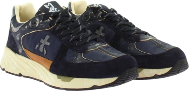 Premiata Blauwe Sneakers Model Mase Blue Heren