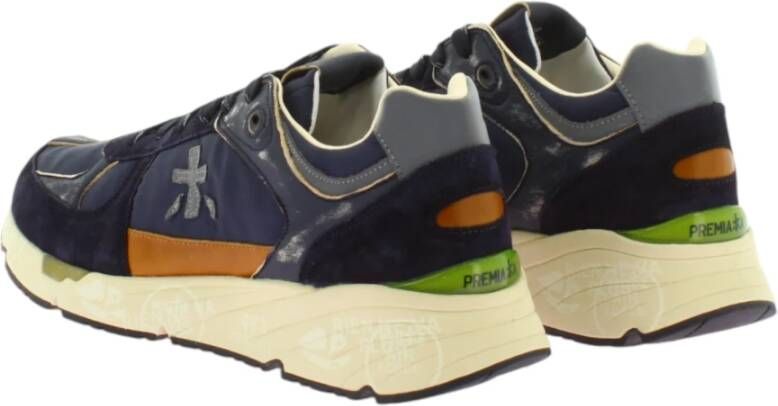 Premiata Blauwe Sneakers Model Mase Blue Heren