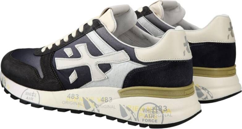 Premiata Blauwe Sneakers Multicolor Heren