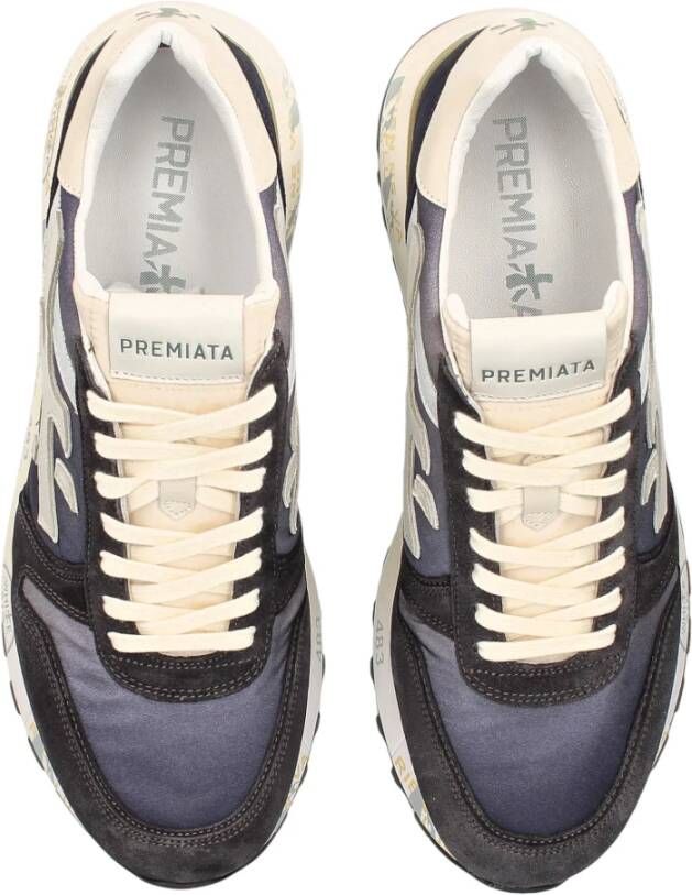 Premiata Blauwe Sneakers Multicolor Heren