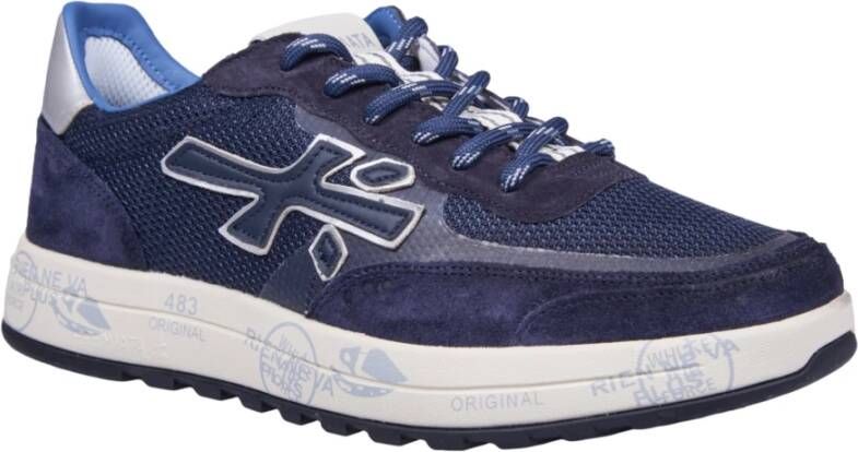 Premiata Blauwe Sneakers Nous Model Blue Heren