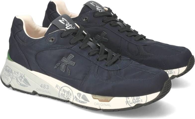 Premiata Blauwe Sneakers voor Mannen Aw24 Blue Heren