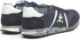 Premiata Blauwe Suède en Stoffen Sneakers Blue Heren - Thumbnail 3