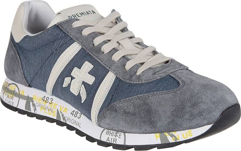 Premiata Blauw Grijs Lucy Sneakers Blue Heren