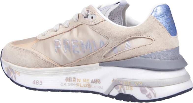 Premiata Bruine Sneakers Beige Moerund Model Brown Dames