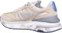 Premiata Beige Mesh Sneakers met Gouden Logo Beige Dames - Thumbnail 12