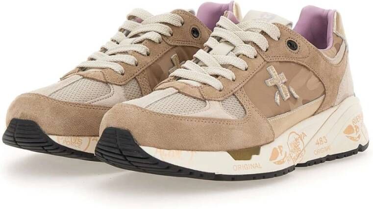 Premiata Bruine Sneakers Brown Dames