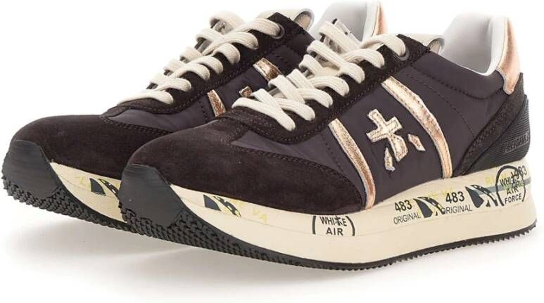 Premiata Bruine Sneakers Brown Dames