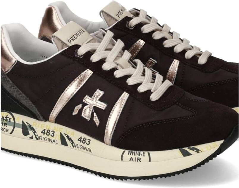 Premiata Bruine Sneakers Damesschoenen Brown Dames