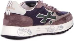 Premiata Bruine Sneakers met Logo Detail Brown Heren