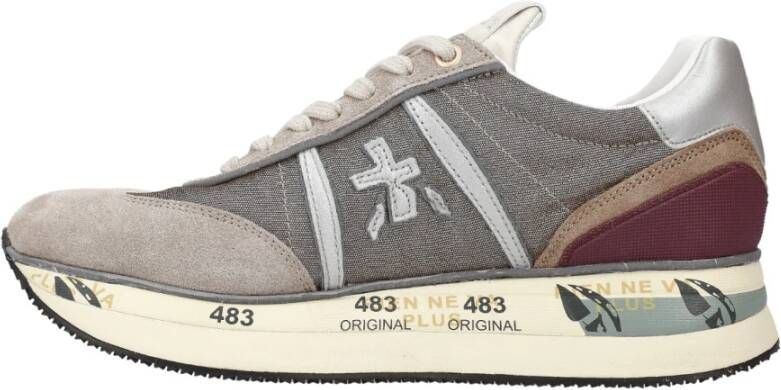 Premiata Bruine Sneakers voor Mannen Brown Dames