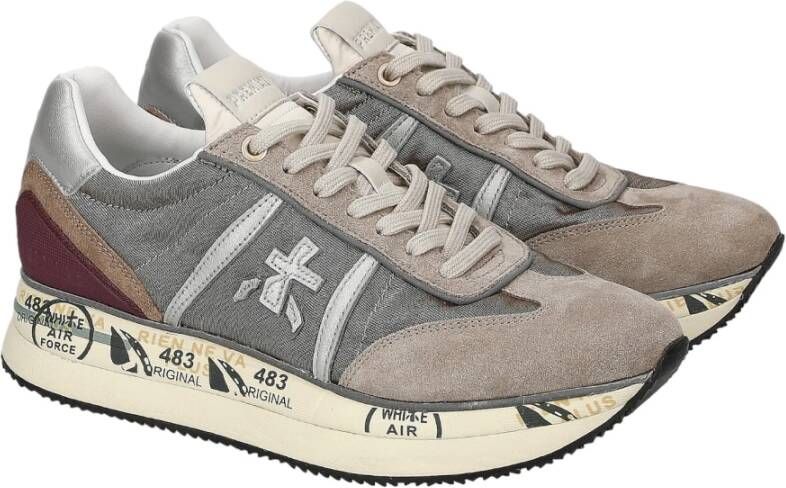 Premiata Bruine Sneakers voor Mannen Brown Dames