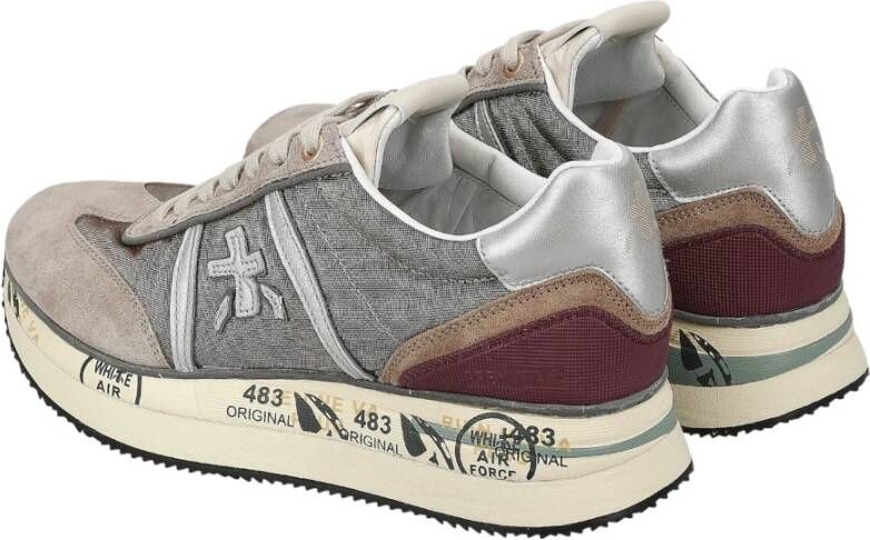 Premiata Bruine Sneakers voor Mannen Brown Dames