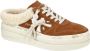 Premiata Bruine Sneakers met Shearling Trim Brown Dames - Thumbnail 2